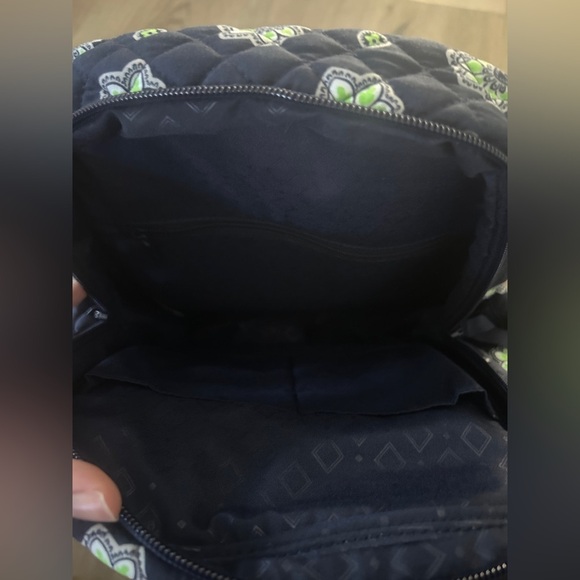 Vera Bradley NFL Seattle Seahawks Small Cotton Backpack (Navy/Neon Green) NWT main image 6